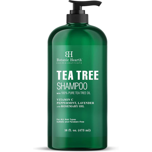 Botanic Hearth tea tree shampoo for dandruff and itchy scalp relief