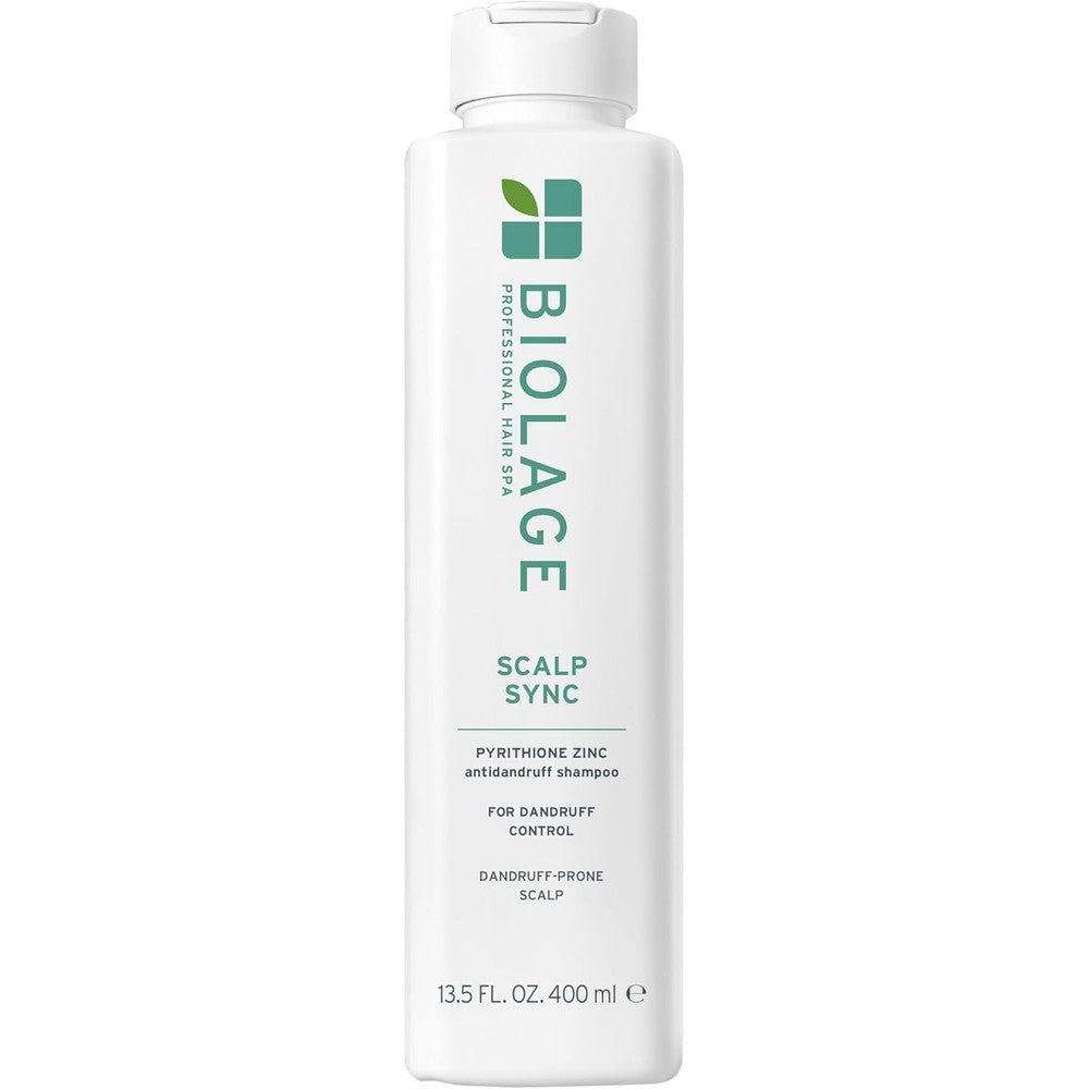 Biolage Scalp Sync Anti Dandruff Shampoo front view bottle showing product branding