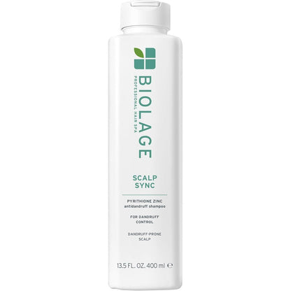 Biolage Scalp Sync Anti Dandruff Shampoo front view bottle showing product branding