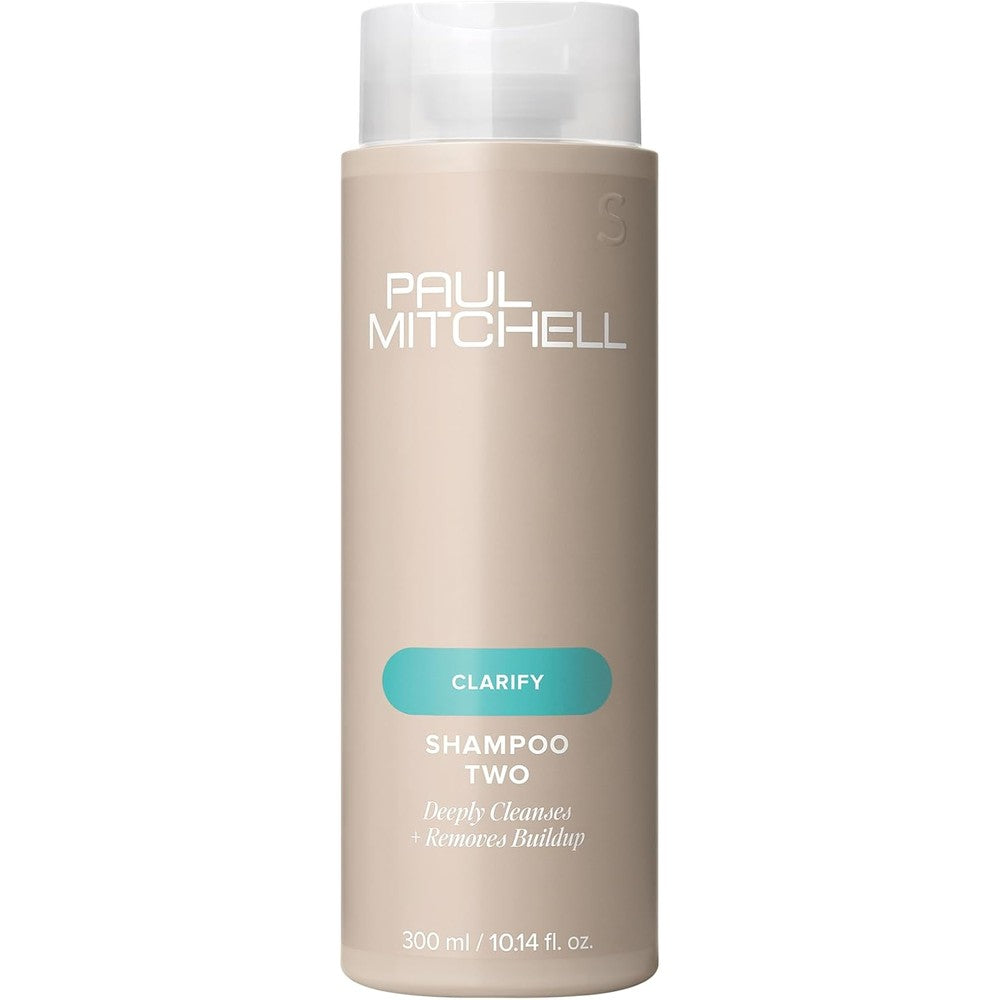 Paul Mitchell Shampoo Two 300ml clarifying cleanser front view for oily hair