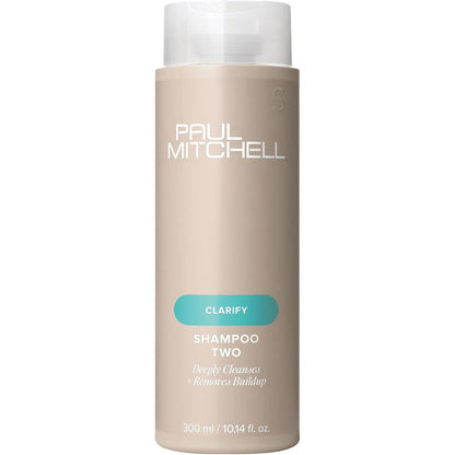Paul Mitchell Shampoo Two 300ml clarifying cleanser front view for oily hair
