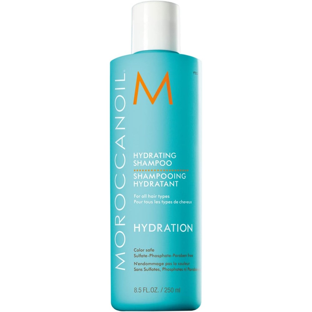Moroccanoil Hydrating Shampoo front view authentic daily cleansing shampoo for dry hair