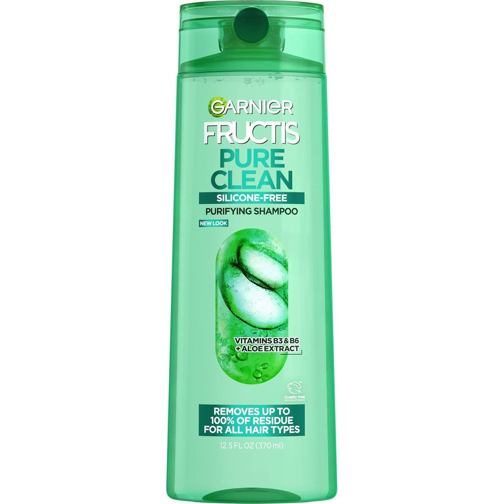 Garnier Fructis Pure Clean Purifying Shampoo front view bottle