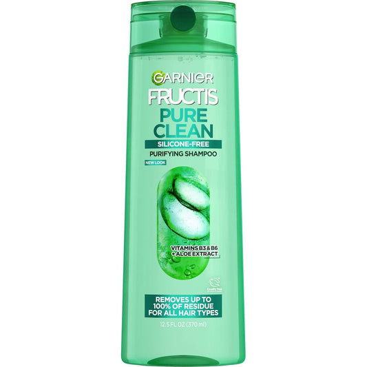 Garnier Fructis Pure Clean Purifying Shampoo front view bottle