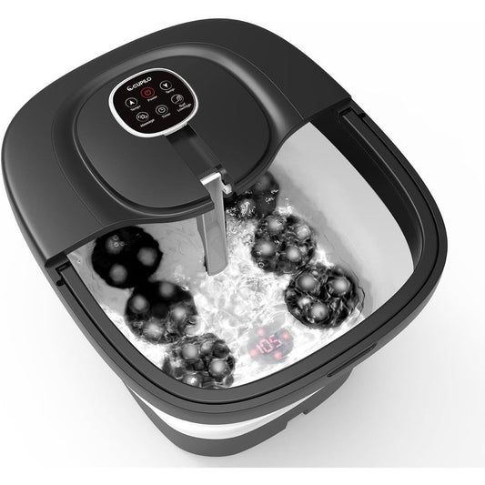 CuPiLo foot spa bath massager front view with digital display