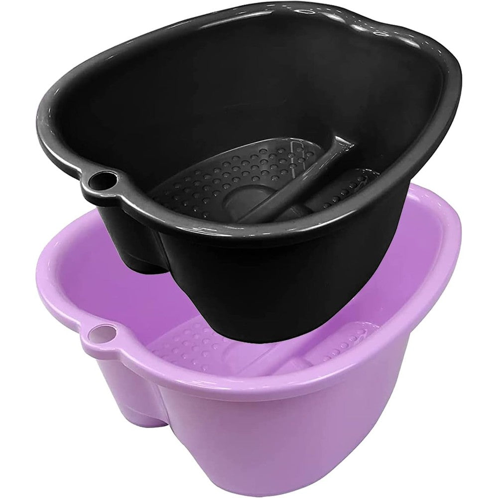Homelex 2 pack extra large foot bath soak tub front view