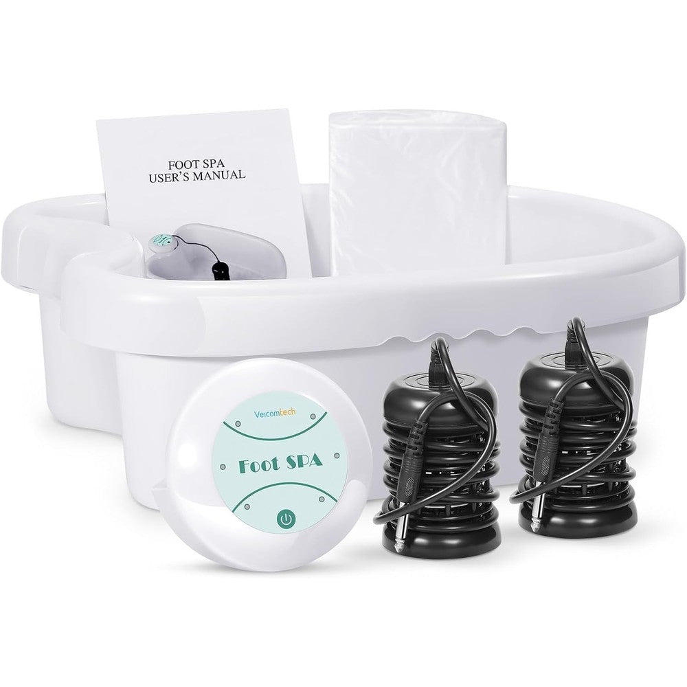 Veicomtech ionic foot bath detox machine front view for home wellness.