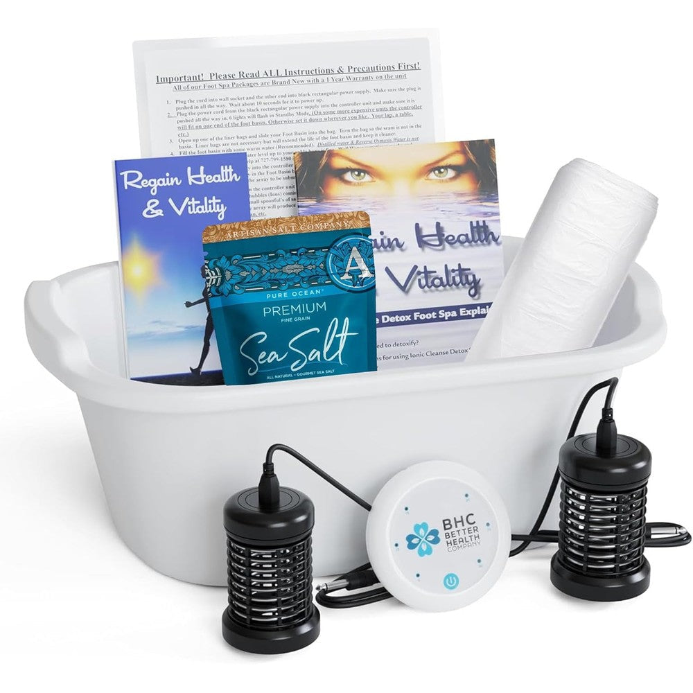Better Health Company ionic foot bath detox machine front view