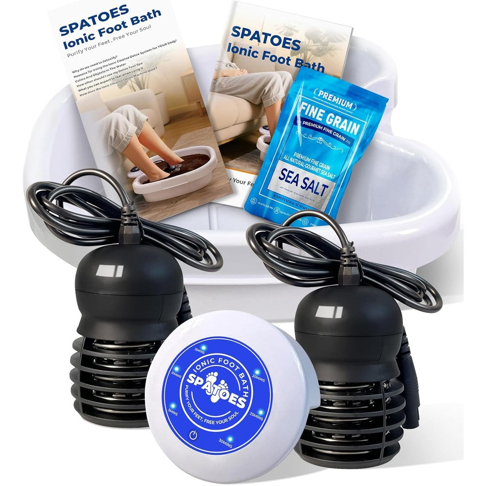 Spatoes Ionic Foot Detox Machine 3.0 front view for home spa