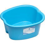 AllSett Health foot soaking bath basin front view blue tub