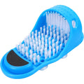 Evermarket foot scrubber front view with blue bristles
