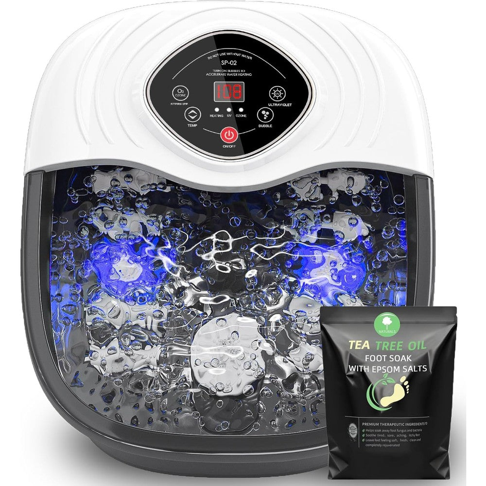 Closewave Foot Spa Bath Massager front view with digital display