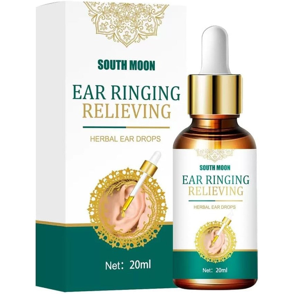Xtjh tinnitus relief ear drops front view bottle and box packaging