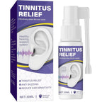 Hajoyful Tinnitus Relief Spray 30ml front packaging for ear noise reduction.
