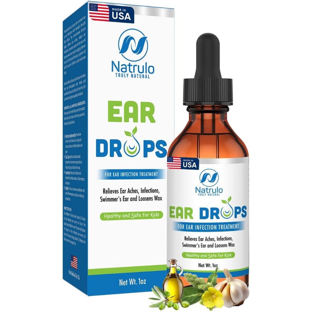 Debrox Swimmer's Ear Relief Drying Drops front view for water-clogged ear treatment.