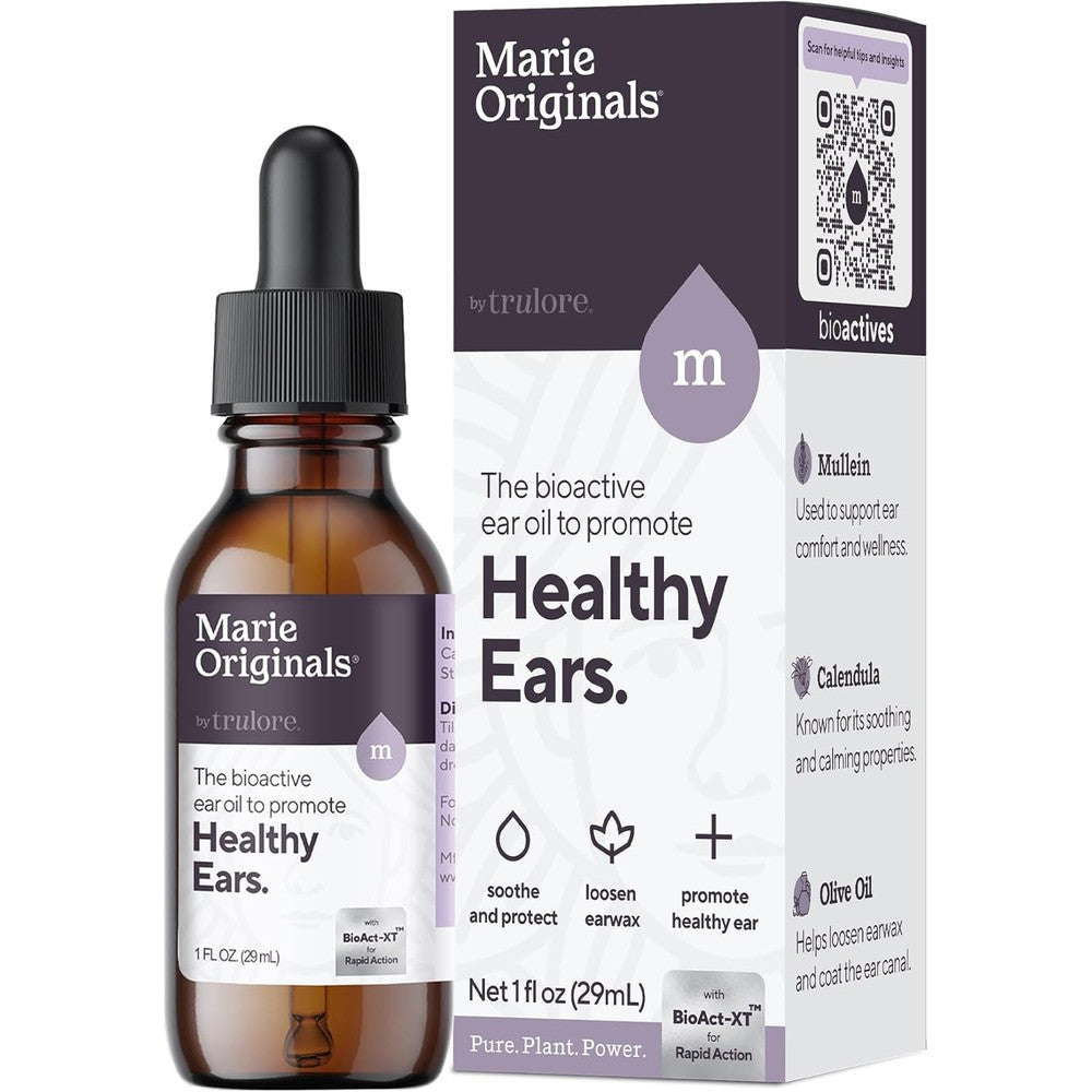 Marie Originals Senses Natural Ear Drops front view organic ear oil spray