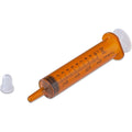 Kendall Monoject 10ml Oral Medication Syringe front view clear barrel 100 count box