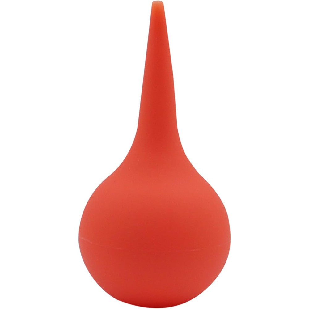 Lily Brown Silicone Ear Bulb Syringe front view for earwax removal.