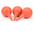 Jeanoko Rubber Suction Ear Syringe 30ml 3-count pack front view for ear wax removal.
