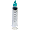 Health Enterprises Ear Wax Removal Syringe front view showing flared tri-stream tip for safe irrigation.