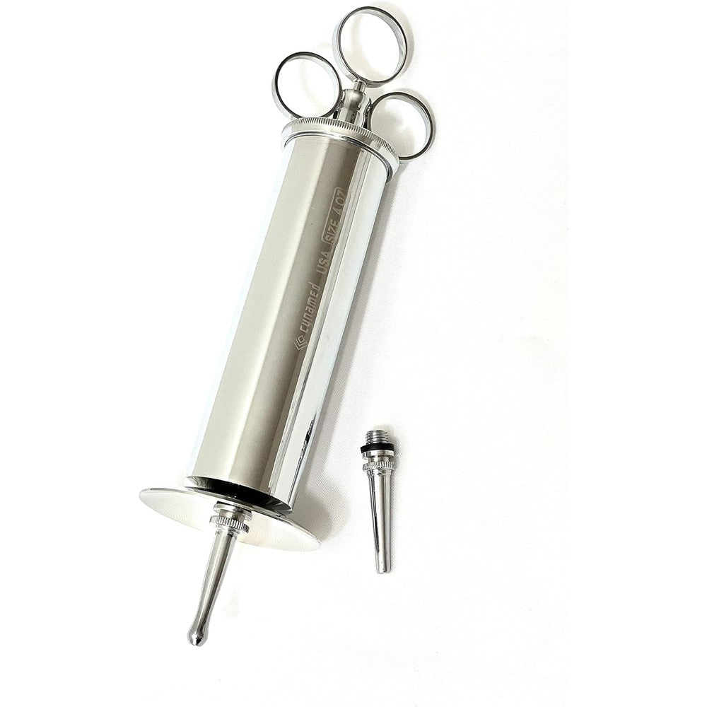 Cynamed ear wax removal syringe front view professional medical instrument