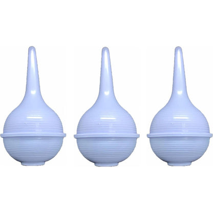 Medical Sales Supply Comfort Soft Sterile Ear Bulb front view showing blue rubber design.