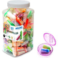 Drift To Sleep Moldex Sparkplugs foam earplugs front view of bottle pack