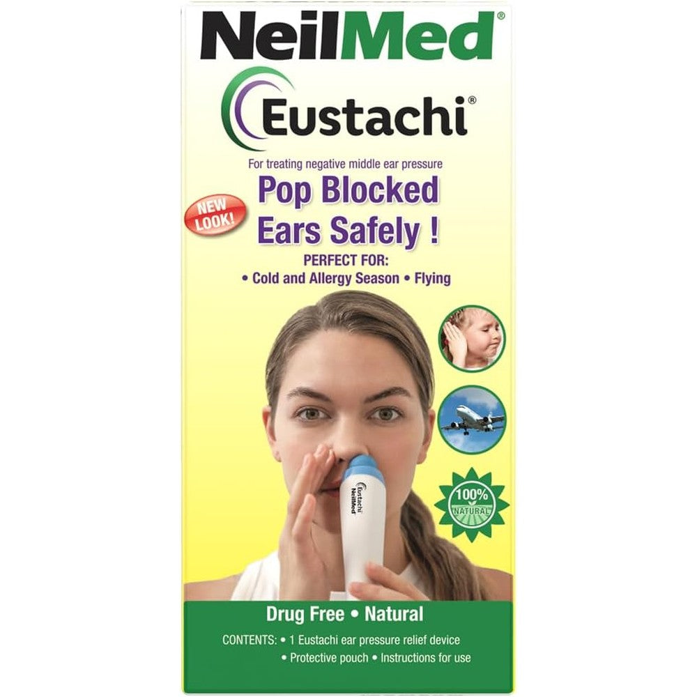 NeilMed Eustachi ear pressure relief device front packaging view