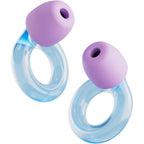 Loop Engage Kids 2 earplugs front view in berry blue color