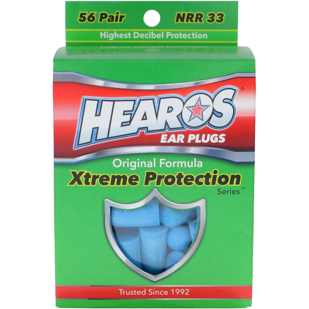 HEAROS Xtreme Protection Series Ear Plugs front view packaging