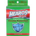HEAROS Xtreme Protection Series Ear Plugs front view packaging