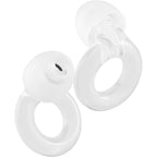 Loop Engage 2 clear noise reduction earplugs front view
