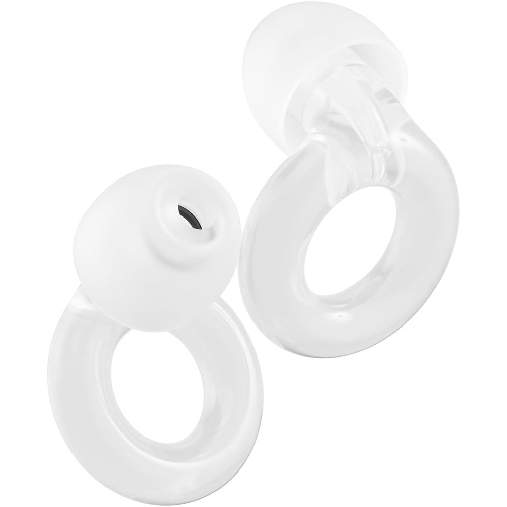 Loop Engage 2 clear noise reduction earplugs front view