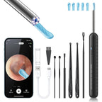 Aifini ear wax removal tool front view with camera lens and black pen body