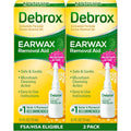 Debrox ear wax removal drops front view product bottle