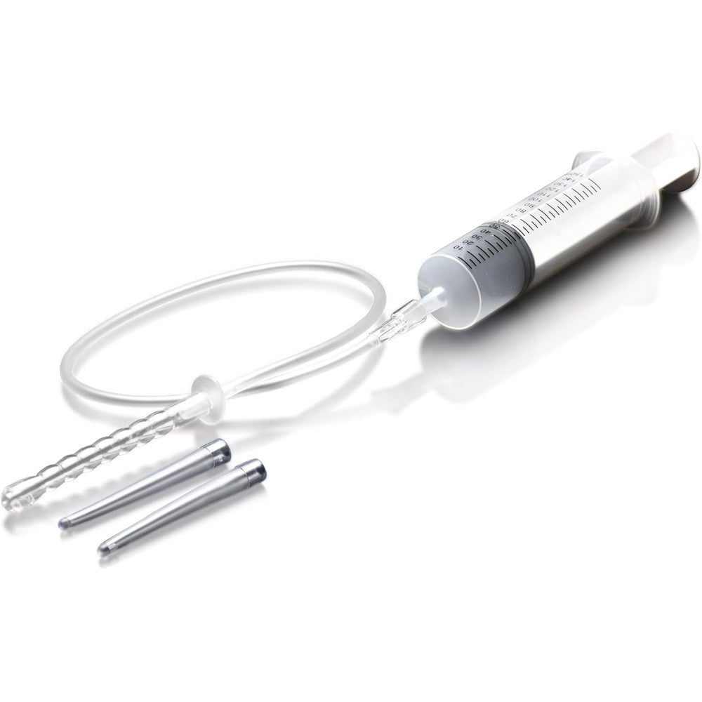 CleanStream Enema Syringe Kit front view showing 150ml syringe and attachments