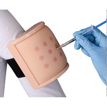 Ultrassist 3 in 1 injection training pad front view for medical students.