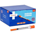 Brandzig Insulin Syringes 100 pack box front view for diabetes management.