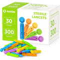 AUVON lancets for diabetes blood glucose testing front view package