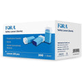 FORA Sterile Safety Lancet 100 count front box view for blood glucose testing