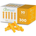 Care Touch diabetic lancets 30 gauge box front view for blood testing