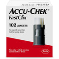 Accu-Chek FastClix diabetes lancets front view box of blood glucose testing accessories