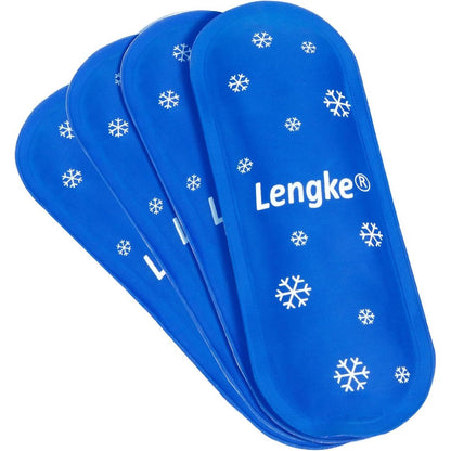 LengKe TSA approved insulin cooler travel case ice packs four packs front view
