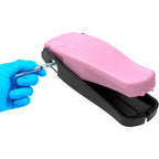 Sijidou needle cutter for insulin syringes and safe sharps disposal