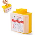 Sijidou Needle Clipper and sharps disposal container front view showing the cutting slot