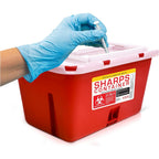 BioBox Sharps Container Large 1 Gallon front view medical waste bin