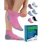 Doctor's Select Bamboo Viscose Diabetic Socks front view of low cut protective footwear for sensitive feet.