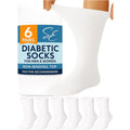 Special Essentials Diabetic Socks 6-pack front view for circulatory support.