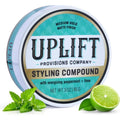 Uplift Provisions Company Styling Compound hair clay pomade front view for matte finish grooming