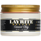 Layrite Deluxe Cement Hair Clay front view container